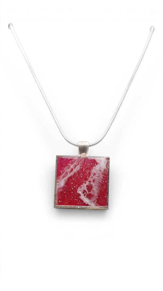 'Portals of Joy' Necklace: Girly Glitter