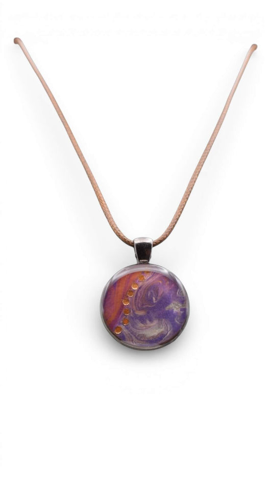 'Portals of Joy' Necklace: Celestial Copperline