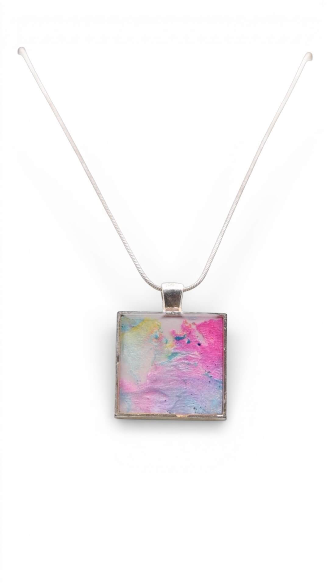 'Portals of Joy' Necklace: Cotton Candy