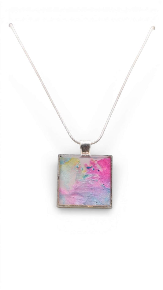 'Portals of Joy' Necklace: Cotton Candy
