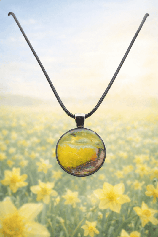 'Portals of Joy' Necklace: Daffodil Fields