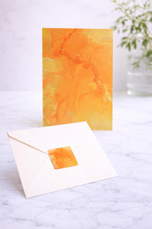 Golden Days, Greeting Card