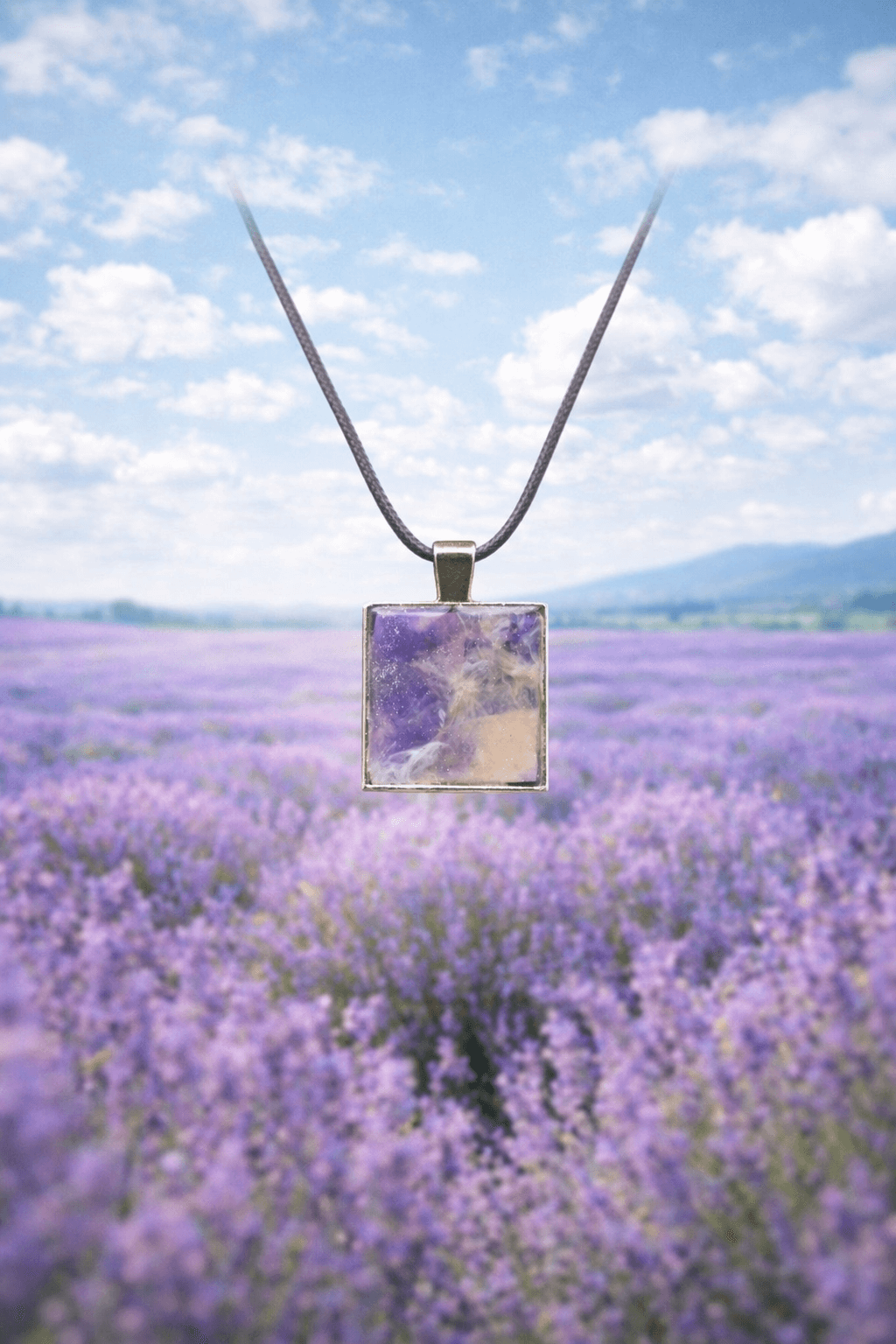 'Portals of Joy' Necklace: Lavender