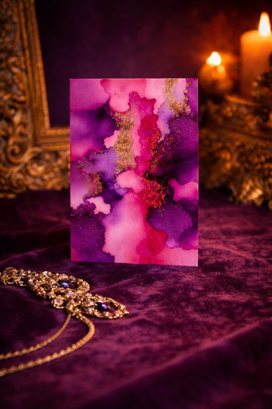 Purple Queen Greeting Card