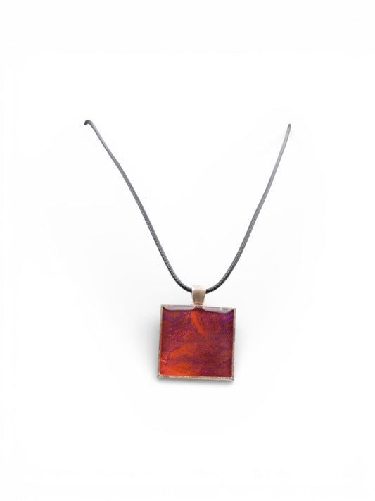 'Portals of Joy' Necklace: Ruby Sunset