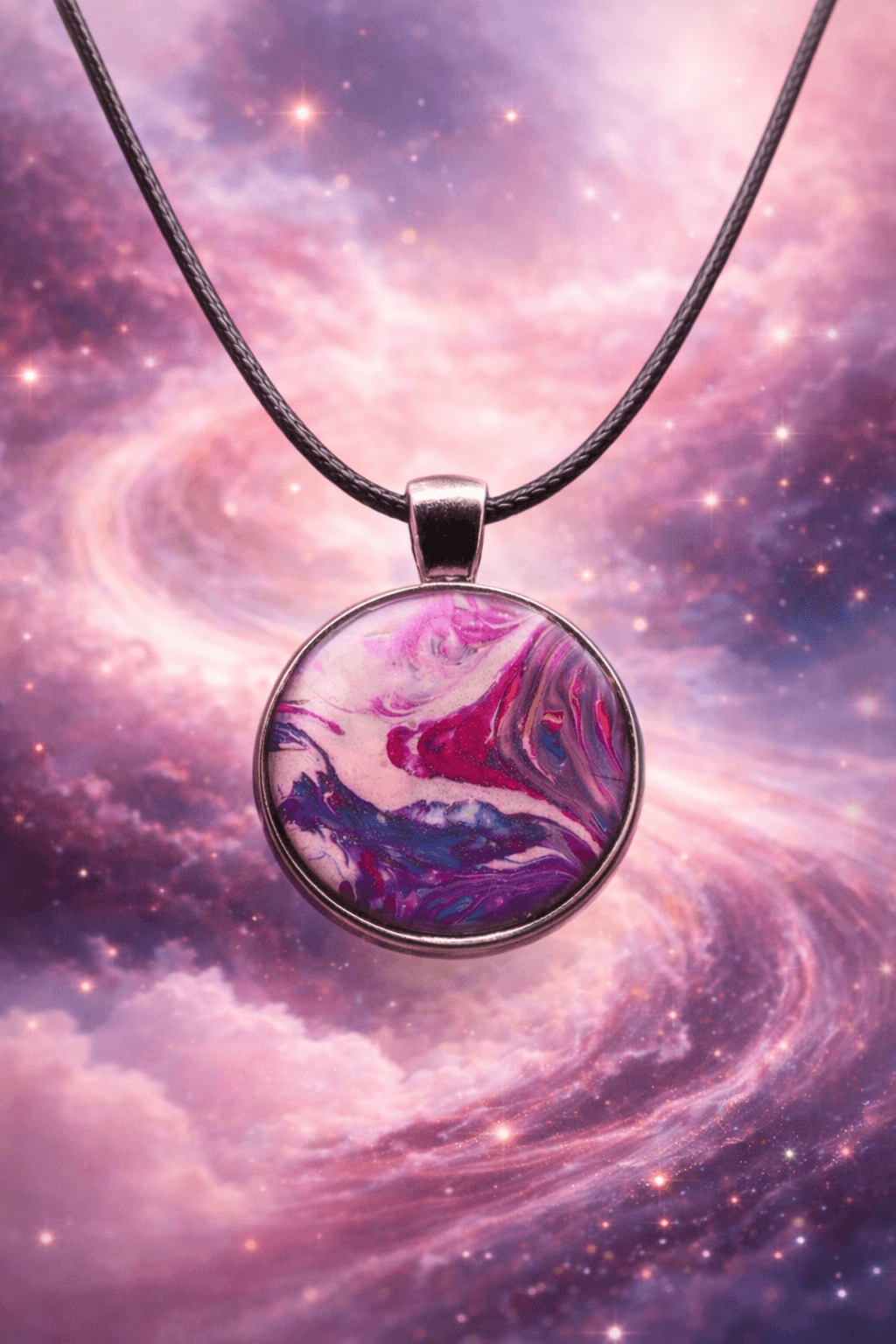'Portals of Joy' Necklace: Cosmic Bloom