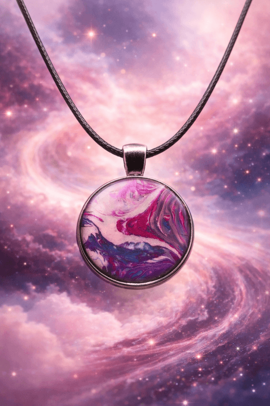 'Portals of Joy' Necklace: Cosmic Bloom